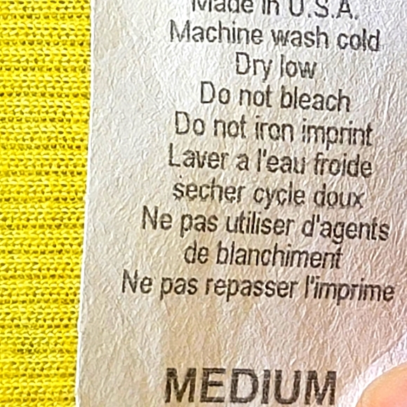 Billabong Yellow Tank Top Size Medium - Picture 10 of 10